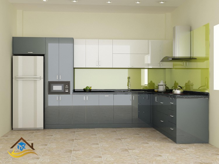 TỦ BẾP ACRYLIC - NC16